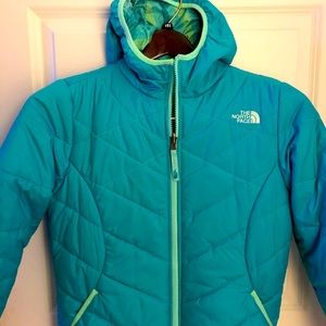 Girls North Face Winter Jacket (reversible)